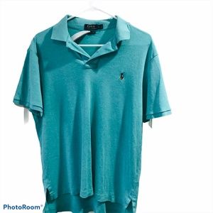 Ralph Lauren Turquoise Polo size: L